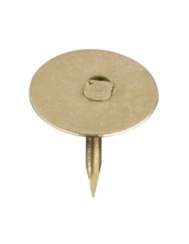 CAJA M 100 uds. CHINCHETA PLANA LATONADA 9mm FADIX