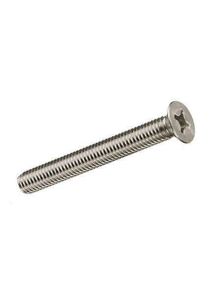 Caixa de 50 unidades de parafuso métrico com cabeça chata M 5x30mm Fadix