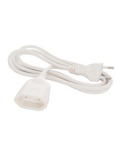 PROLONGACIÓN MANGUERA 2x1mm 2m BLANCO SOLERA