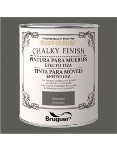 RUST-OLEUM CHALKY FINISH MUEBLES ANTRACITA 0,75L 5397535 BRUGUER