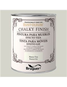 Móveis com Acabamento Giz Rust-Oleum Branco Giz 0,750L BRUGUER