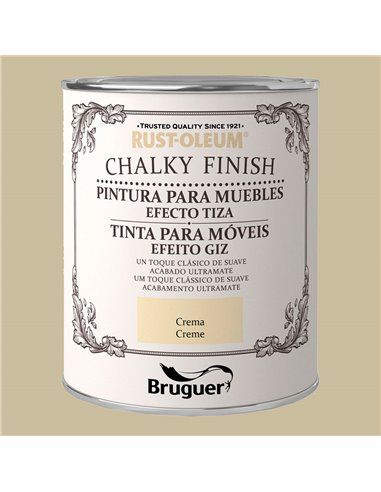 Creme para móveis com acabamento giz Rust-Oleum...