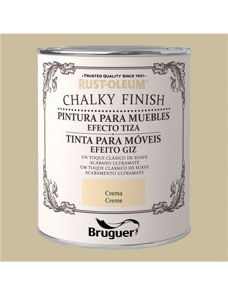 Creme para móveis com acabamento giz Rust-Oleum 0,750L BRUGUER