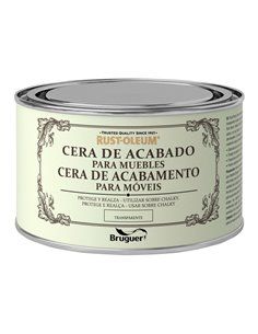 Cera Transparente para Móveis Rust-Oleum com Acabamento Giz 0,4L BRUGUER