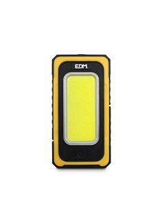 LINTERNA LED SOLAR RECARGABLE CON GANCHO E IMÁN COB 10W 750lm EDM