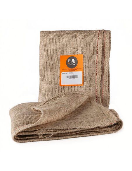 PACK 2unid. SACO DE YUTE 50x80cm COLOR MARRON FUN & GO