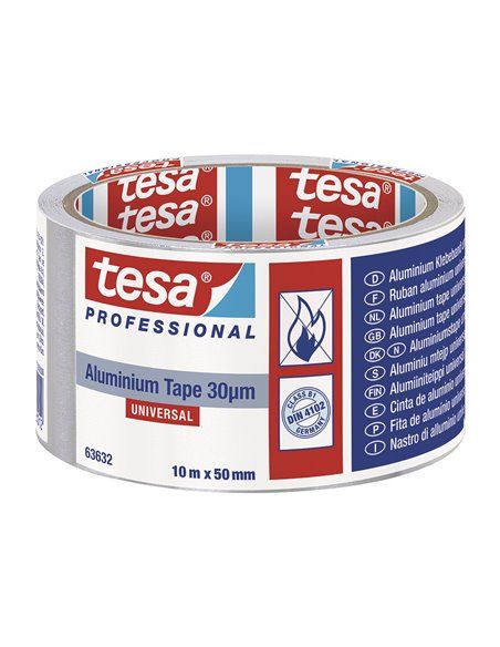 Fita Universal de Alumínio 50 Microns 10m x 50mm com Protetor 63632 Tesa