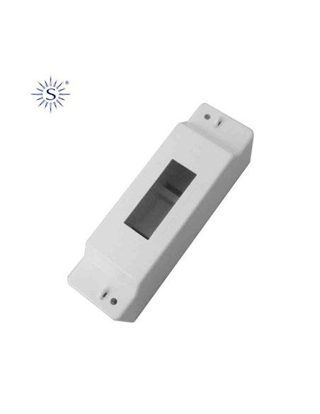 CAJA PARA DISTRIBUCIÓN1 ELEMENTO BLANCO 40X140X58MM SOLERA