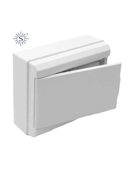 CAJA CON TAPA PARA DISTRIBUCION 1 A 4 ICP + 8 ELEMENTOS BLANCO 277X188X55MM SOLERA (RETRACTILADO)