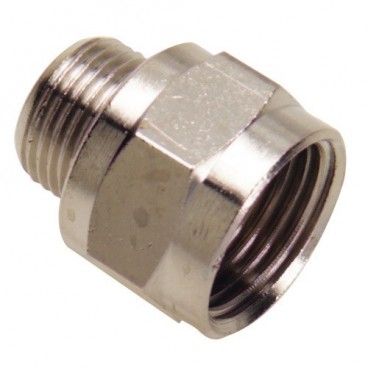 Adaptador de Extensão Fêmea 1/4 - Macho 1/4 (Blister 2 Peças)