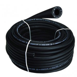 Tubo flessibile per Aria Compressa, Nero, 10 x 19 mm 20 bar, Rotolo da 50 metri