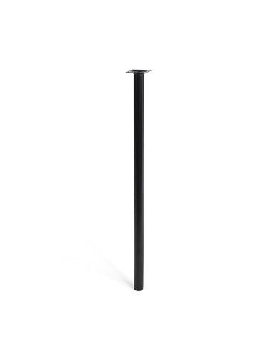 PATA CILÍNDRICA DE ACERO EN COLOR NEGRO MOD. 401G. DIMENSIONES Ø3x70cm 2-401G.700.03 REI