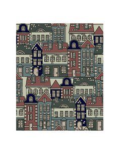 MANTEL ANTIMANCHAS TOWN 140x140cm. THINGS HOME TRADE.