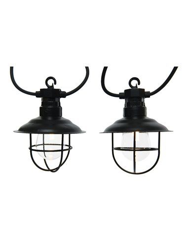 Lanterna Exterior Guirlanda 9,5m 10 LEDs IP44 Luz Quente Lumineo