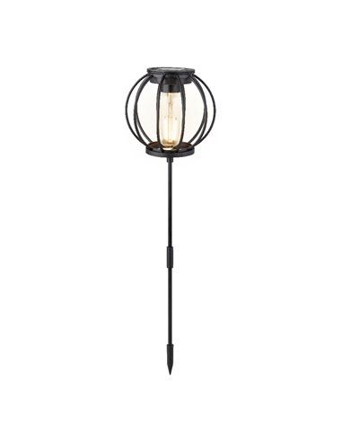 Conjunto de 3 Luzes Solares de Jardim Ø13x43cm 3lm