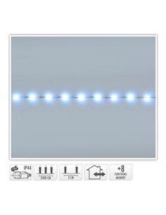 Guirlanda de Fio Macio 800 LEDs Branco Frio 8 Funções 27m