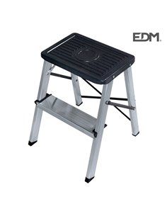 TABURETE ALUMINIO 2 PELDAÑOS SEGUN UNE EN 14183 EDM