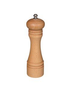 MOLINILLO PARA SAL/PIMIENTA DE MADERA 20.5CM