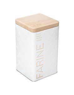 Caixa Metálica para Farinha 1kg Modelo Scandi Nature
