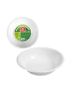 PACK CON 12UNID. BOL BLANCOS CARTÓN 17CM BEST PRODUCTS GREEN
