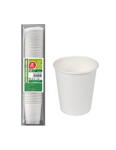 Pacote de 50 Copos de Papel Branco 200cc Melhores...