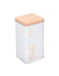 CAJA METALICA PARA TÉ 100GR. MOD.SCANDI NATURE