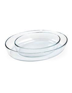 SET 2 BANDEJAS OVALADAS PARA HORNO