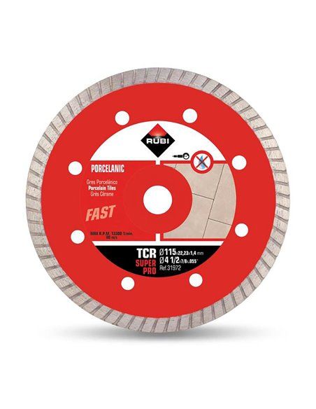DISCO DIAMANTE TCR 115 SUPERPRO 31972 RUBI