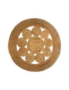 ALFOMBRA CALADA DE YUTE 80CM