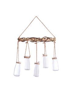 CONJUNTO 5 JARRONES DECORATIVOS 44,5X40.5X6CM