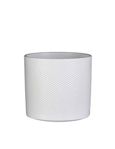MACETA CERÁMICA ERA COLOR BLANCO  Ø23X21,5CM