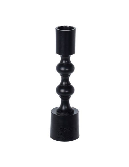 CANDELABRO VERTICAL 16cm NEGRO