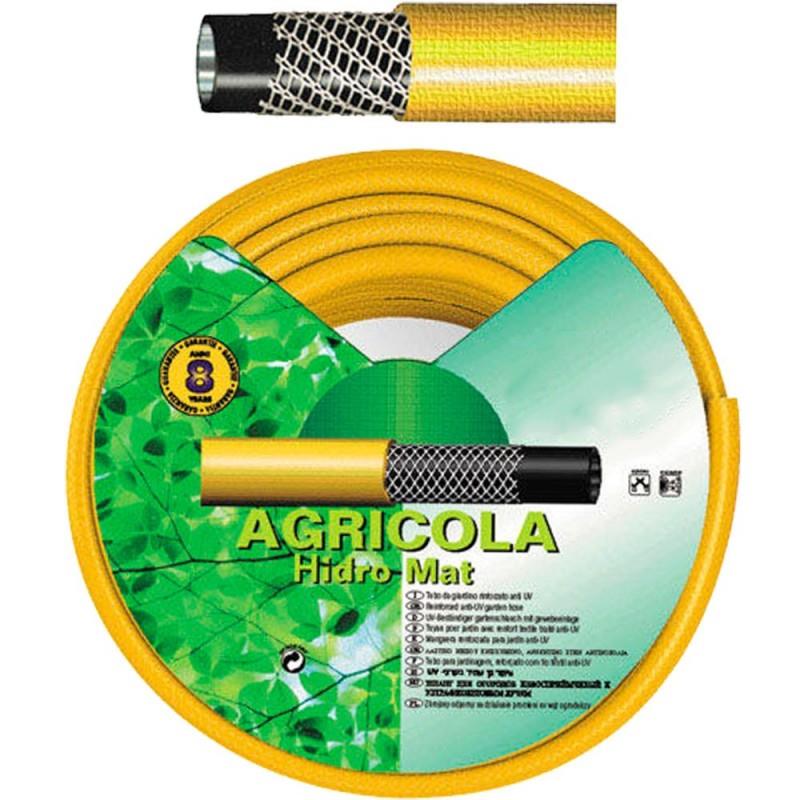 Manguera Amarillo Hidro Mat 30 mm. - 1 1/4"   Rollo 25 Metros