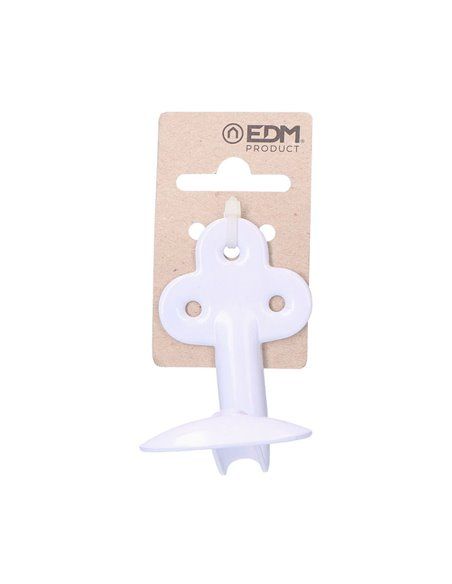 COLGADOR ESTAMPADO LACADO BLANCO EN CARTÓN COLGANTE