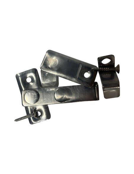Aldrava Reversível Blister 6cm Inox EDM