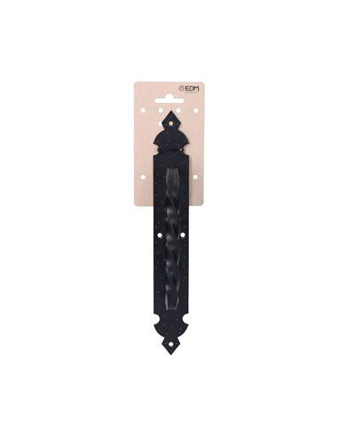 TIRADOR PUERTA 275MM FORJA NEGRO EN CARTÓN COLGANTE