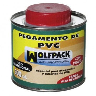 Cola Pvc Wolfpack Com Pincel 500 ml.