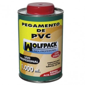 Cola Pvc Wolfpack Com Pincel 1000 ml.