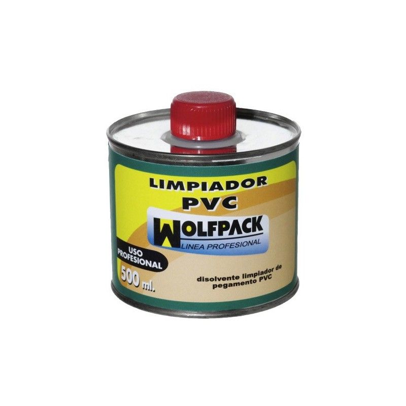 Limpador de tubos de PVC Wolfpack 500 ml.