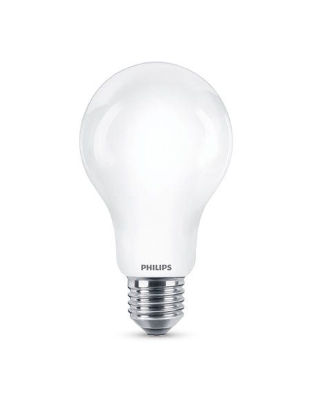 Lâmpada LED Padrão PHILIPS E27 17,5W 2452lm 6500K Luz Fria 7,5x12,1cm