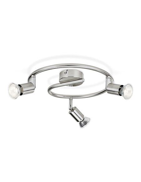 PLAFON CIRCULAR 3 ELEMENTOS MOD. LIMBALI GU10 Ø32x13cm PHILIPS