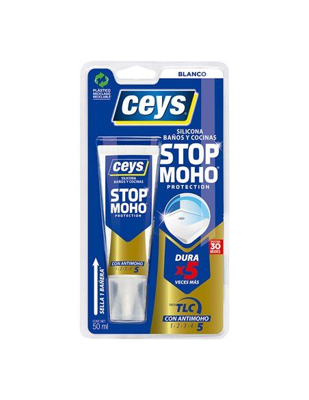 CEYS Selante Antimofo de Longa Duração Branco 50ml 505583
