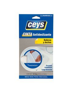 CEYS TIRAS ANTIDESLIZ BAÑERAS TRANS 507615