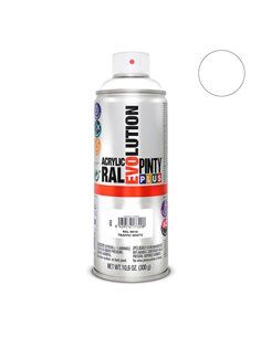 PINTURA EN SPRAY PINTYPLUS EVOLUTION 520CC RAL 9016 BLANCO TRÁFICO