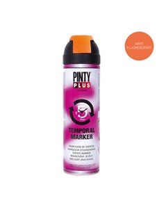 Marcador de eventos PintyPlus Tech - Spray laranja fluorescente 650cc T143