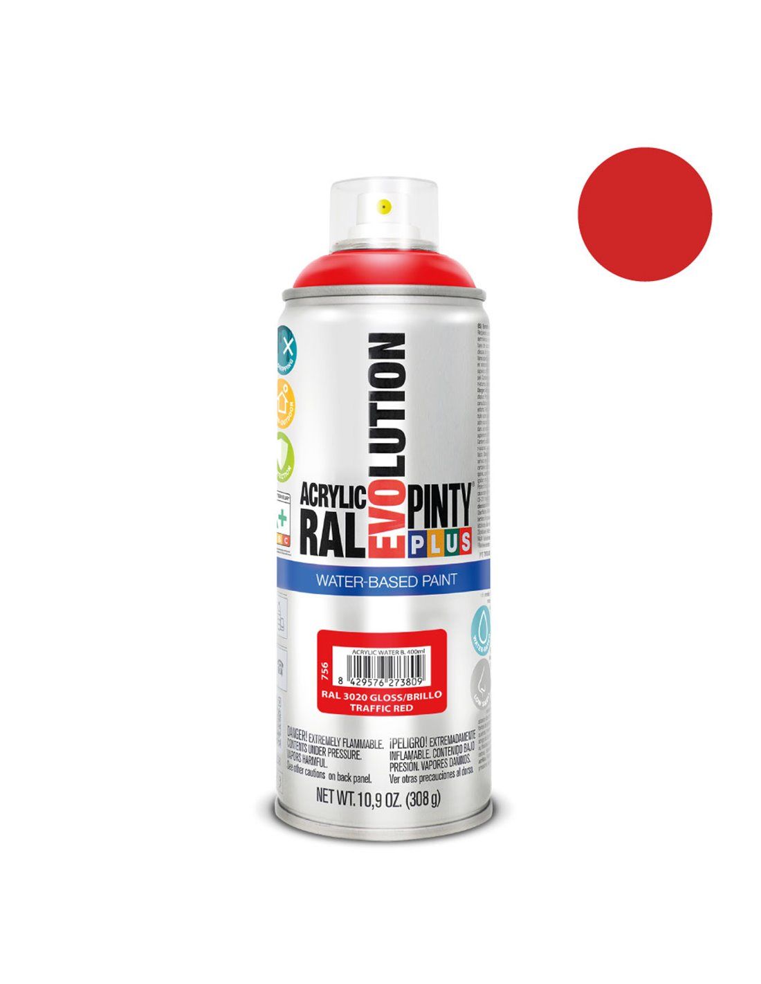 Peinture en poudre hybride époxy-polyester à texture craquelée rouge RAL 3020