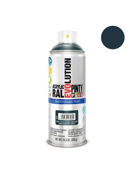 Tinta à base de água PintyPlus Evolution - RAL 7016 Cinza Antracite Sofisticado 520cc