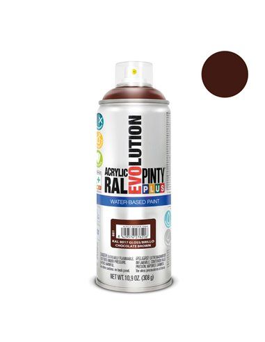 Tinta à base de água PintyPlus Evolution - RAL 8017 Chocolate Intenso 520cc