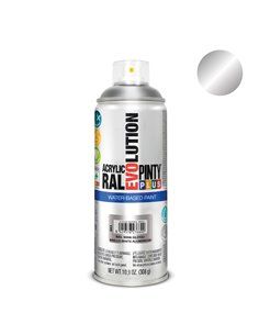 Tinta à base de água PintyPlus Evolution - RAL 9006 Alumínio Branco Metálico 520cc