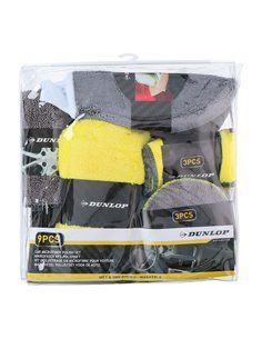 SET DE LIMPIEZA PARA COCHES 9 PIEZAS DUNLOP